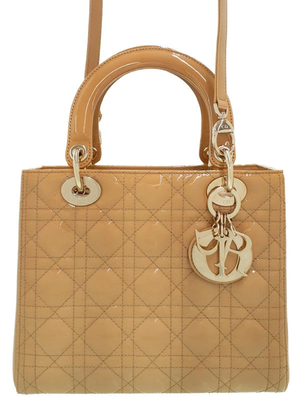 Christian Dior Cannage Quilted Lady Dior 2way bag